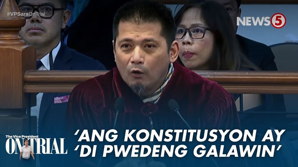'AKO PO AY HINDI NAGMAMAGALING DITO, AKO PO AY EX-CONVICT' Bahagyang tumaas ang boses ni Senator-Judge Robin Padilla nang bigyang-diin niya na dapat sundin ng Senate impeachment court ang Konstitusyon ukol sa 16-vote threshold sa impeachment trial ni Vice Pres. Sara Duterte.
