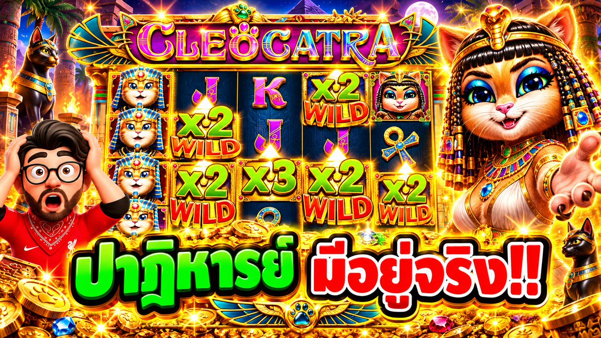 เกือบหลับ แต่กลับมาได้ สุดๆแล้ว !!! Cleocatra - pragmatic play ⌛️ เช็คช่องจริงทั้งหมดเฮียริชได้ที่ : #เฮียริชสวิตเซอร์แลนด์