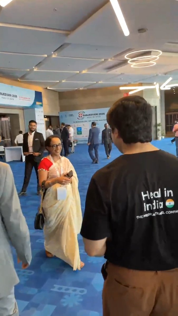 Heal in India 🇮🇳 ((Sorry to the idiots who thought that me leaving BJP = me abusing India, Modi! Main Dimagi Naxal nahi hoon boss - Narendra Modi rocks ♥️)) So here it is.. Delighted to participate in Sanjeevani 2026 and share my thoughts on how Trust can become the defining brand value of Indian healthcare 🇮🇳 Under the visionary leadership of PM Narendra Modi ji, India has made remarkable strides in healthcare expanding access, embracing digital innovation and strengthening India’s emergence as a global destination for Medical Value Travel. The sustained efforts of Piyush Goyal ji and the Government of India to strengthen our services sector and take Indian capabilities to the world are giving further momentum to this journey. India must now move from being known merely for affordable healthcare to becoming the world’s most trusted healthcare destination. Affordability may bring a patient to India once. Trust can build Brand India for generations. My compliments to SEPC for this important platform, and wonderful interacting with BUSINESSWORLD, my friend Abhay Sinha ji, my dearest friend Upasana Arora ji (Yashoda ) and my amazing buddies at TMTC the dynamic duo Sahil Jain & Ankit Mehrotra- as we discussed the enormous potential of Indian healthcare on the global stage. Heal in India. Trust India. 🇮🇳