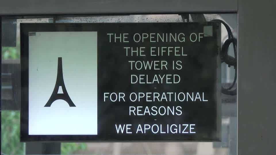 The Eiffel Tower did not open to the public as staff refused to work in protest at their female colleagues being asked to remain out of sight of a Hindu religious delegation at the weekend, according to union representatives