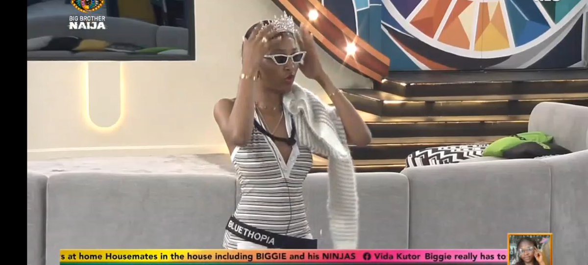 Yesss Queen Bluethopia💟 #BBNaija