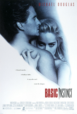 BASIC INSTINCT (1992) 🔪🔞🍿 IMDb: 7.9/10 Rotten Tomatoes: 77% Rating: R / NC-18 (Explicit graphic sexuality, full-frontal nudity, brutal ice-pick murder violence, pervasive swearing, heavy drug use)
