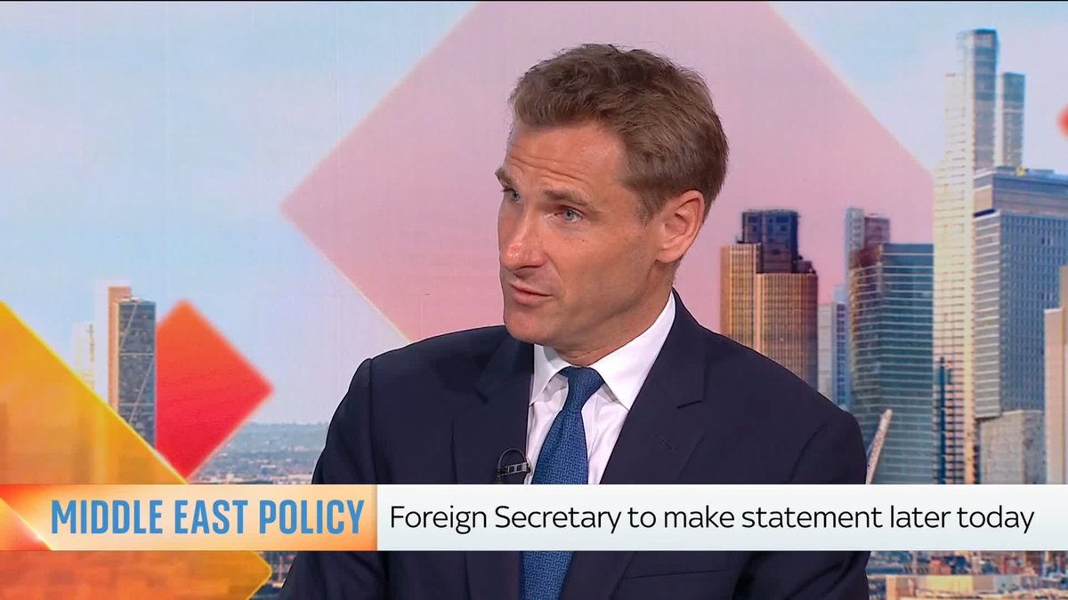 🗣️ 'It's performative.' Shadow home secretary Chris Philp MP tells Wilfred Frost that the government's plan to place a UK ban on the trade in goods from illegal Israeli settlements is being done to 'win back' left-wing voters who have 'gone over to the Green Party'.