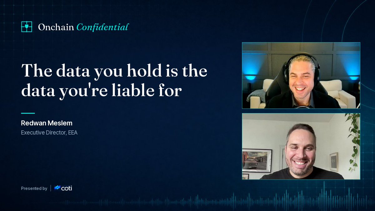 Onchain Confidential Redwan Meslem (EEA): The Data You Hold Is the Data You're Liable For