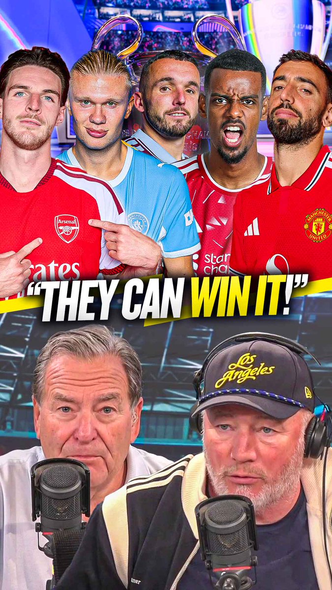 ❓ Arsenal ❓ Liverpool ❓ Man City ❓ Man United ❓ Aston Villa Jeff Stelling and Ally McCoist predict how the English teams will do in the Champions League this season! 🏆