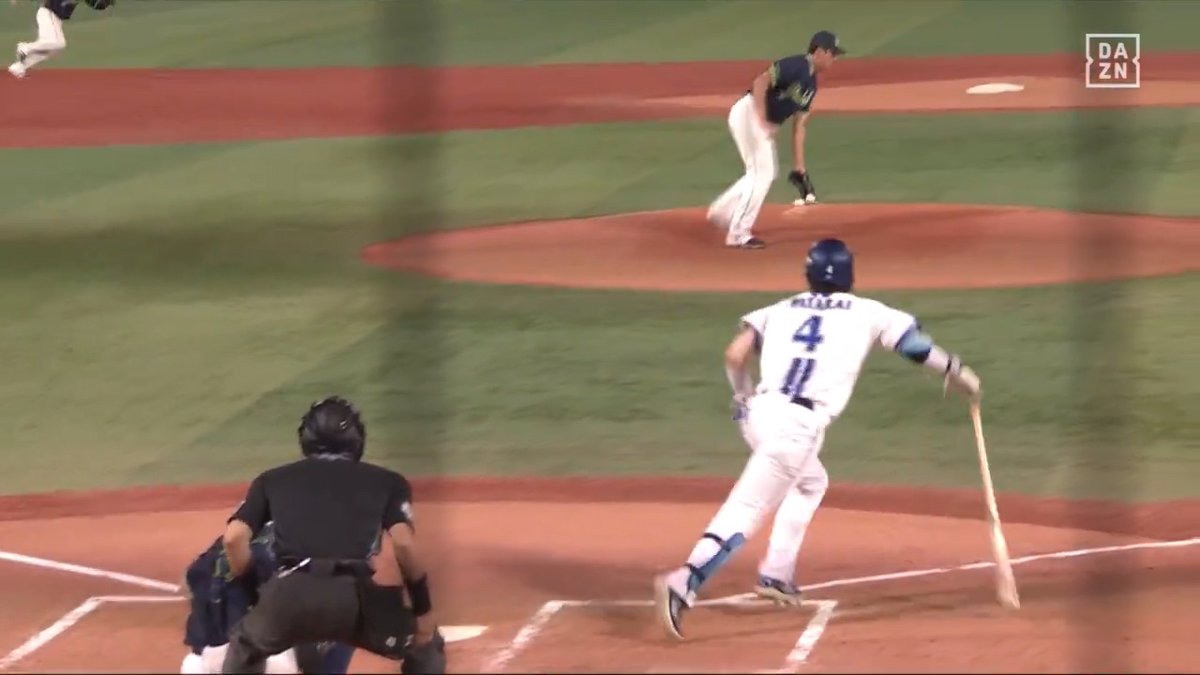見事なトラップ 奥川恭伸 ピッチャー返しを好捕 トレーナーを制してマウンドへ ⚾️DeNA×ヤクルト #swallows #だったらDAZN