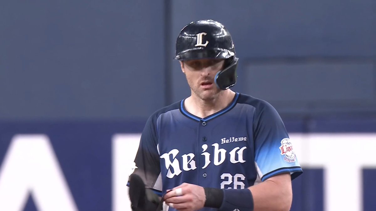 均衡を破る一打💪 埼玉西武 ネビン 選手の先制タイムリー2ベースヒット👏