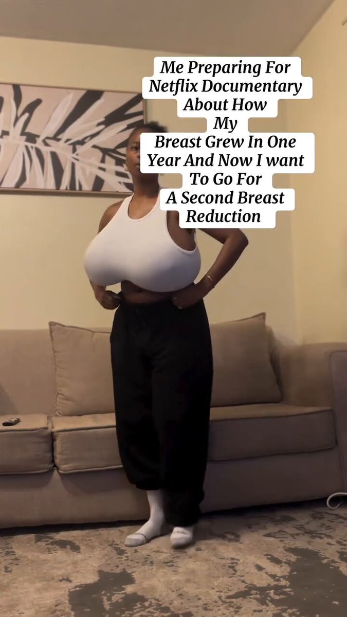 Her breasts grew back after breast reduction , the trauma 💔💔