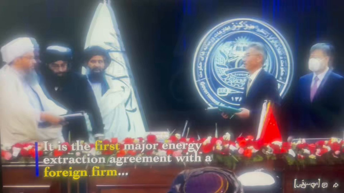 Rise & Collapse of #Taliban-#China Energy Deal In Jan 2023, #Afghanistan's Taliban and China's CAPEIC signed a 25-year oil-extraction contract, with the Chinese side pledging $540 million in investment over the first three years. It was hailed as a landmark event, marking the first major energy agreement a foreign company had struck with the Taliban since their return to power. The signing was telecast live, with DPM Mullah Abdul Ghani Baradar and Chinese Ambassador Wang Yu both in attendance. By mid-2025, the much-publicised deal had collapsed. Taliban's Ministry of Mines and Petroleum accused CAPEIC of repeated contractual breaches, delayed investment, missed infrastructure work & unpaid royalties. The Chinese side pushed back with its own version of events entirely. Chinese employees of the joint venture told NPR that Taliban forces "forcibly took over" the joint venture's oil fields and "drove our Chinese personnel out of the oil field at gunpoint." They also reported the Taliban detained 12 Chinese staff in Kabul and confiscated their passports. Weeks after the deal was scrapped, one Chinese employee gave the US broadcaster NPR a blunt take: they'd hoped the project would help develop Afghanistan, stabilize the interim Taliban government, and by extension benefit China's own Xinjiang region, but instead found a partner with no real interest in mutual gain, more inclined to simply seize what it wanted.