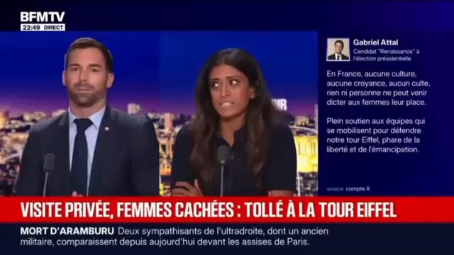 La Macronie ose donner des leçons sur les libertés des femmes alors que depuis 10 ans ils ont ouvert notre pays à des populations et des cultures profondément misogynes qui menacent les droits et la sécurité des Françaises chaque jour. Avec ce bilan, il vaut mieux se taire !