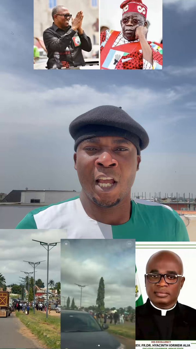 BREAKING: Thugs in Benue State attack Peter Obi’s convoy in an attempt to prevent him from visiting the State❗️ Benue State Governor Fr. Hyacinth Iormem Alia Benue State Government SHAME ON YOU❗️ Chief Tinubu Bola Ahmed Tinubu Kashim Shettima The Nigerian Senate Senator Dr. George Akume APC Nigeria Call Yourselves to Order Now❗️ Al Jazeera English CNN Donald J. Trump News Central TV ARISE NEWS BBC News (World)