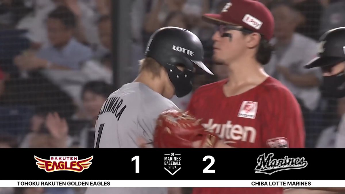 イケメンベースボール⭐︎ 千葉ロッテ 藤原恭大 選手の勝ち越しタイムリーヒット👏