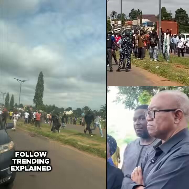 Happening Now: Peter Obi’s convoy attacked by armed political thugs in Gboko, Benue State, insisting he is not welcomed and must not enter their state. It is the only road leading to town from the airport. This is coming months after Governor, Hyacinth Alia blocked Obi from visiting the state for humanitarian purposes.
