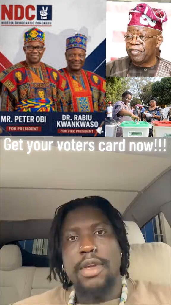 Our ratel president has spoken, vote Mr Peter Obi on upcoming presidential Election come 2027 .