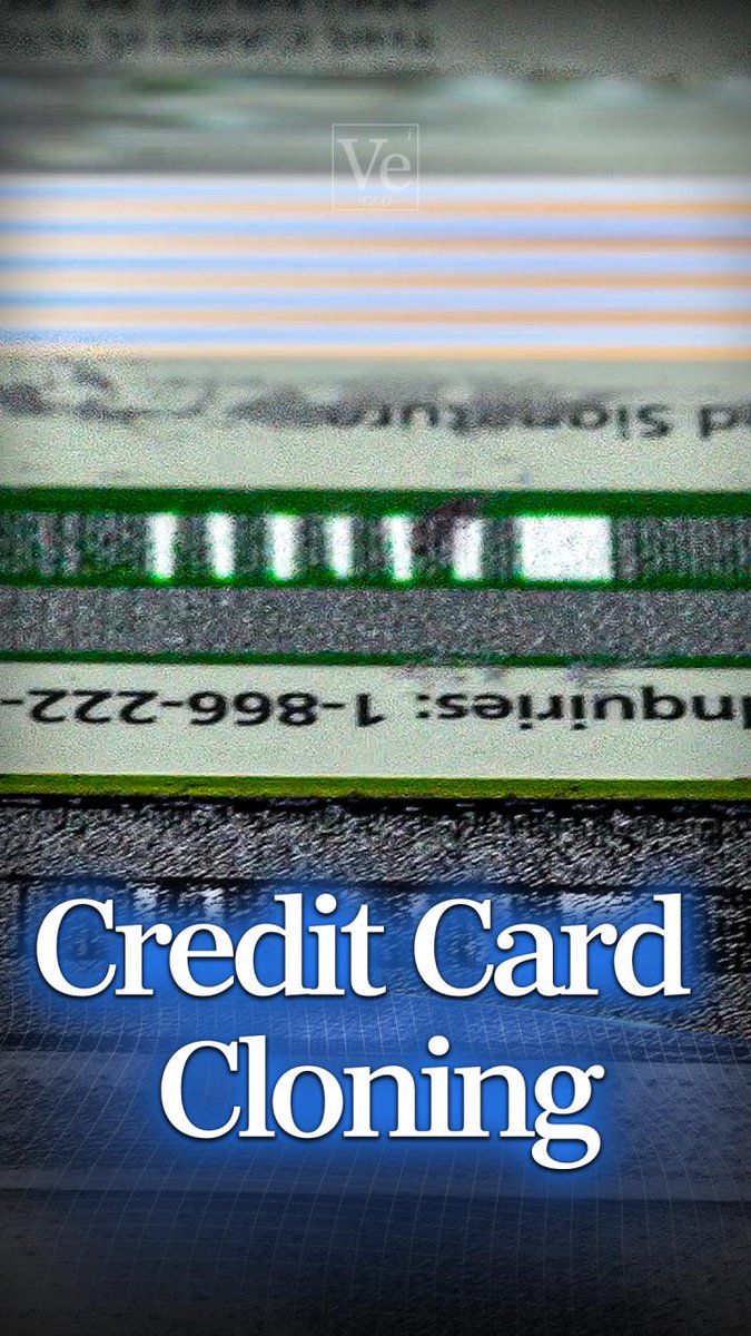 How Old Credit Cards Were Cloned #veritasium #physics #science #creditcard