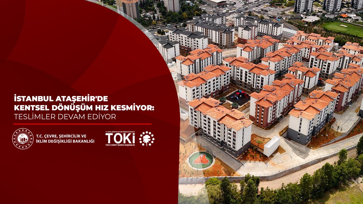🏘️ İstanbul Ataşehir Şerifali Çiftliği 2. Etap'ta kentsel dönüşüm projesi kapsamında 7️⃣1️⃣8️⃣ konutu tamamladık. 🗓️ 1️⃣7️⃣ Ağustos - 2️⃣5️⃣ Eylül 2️⃣0️⃣2️⃣6️⃣ tarihleri arasındaki teslim süreciyle birlikte hak sahipleri yeni ve güvenli yuvalarına kavuşuyor. 🏕️ Dinlenme Alanları 🏃🏻 Spor Alanları 🛝 Çocuk Oyun Alanları 🌳 Yeşil Alanlar 🏢 Dükkan 🍽️ Sosyal Tesis 🕌 Mescit 🅿️ Kapalı, ve Açık Otopark ▶️ 1+1, 2+1 ve 3+1 Daire Tipleri 👨👩👧👦 Hak sahibi vatandaşlarımıza yeni yuvalarında huzurlu, sağlıklı ve mutlu bir yaşam dileriz. 📌 Teslim programı için👇