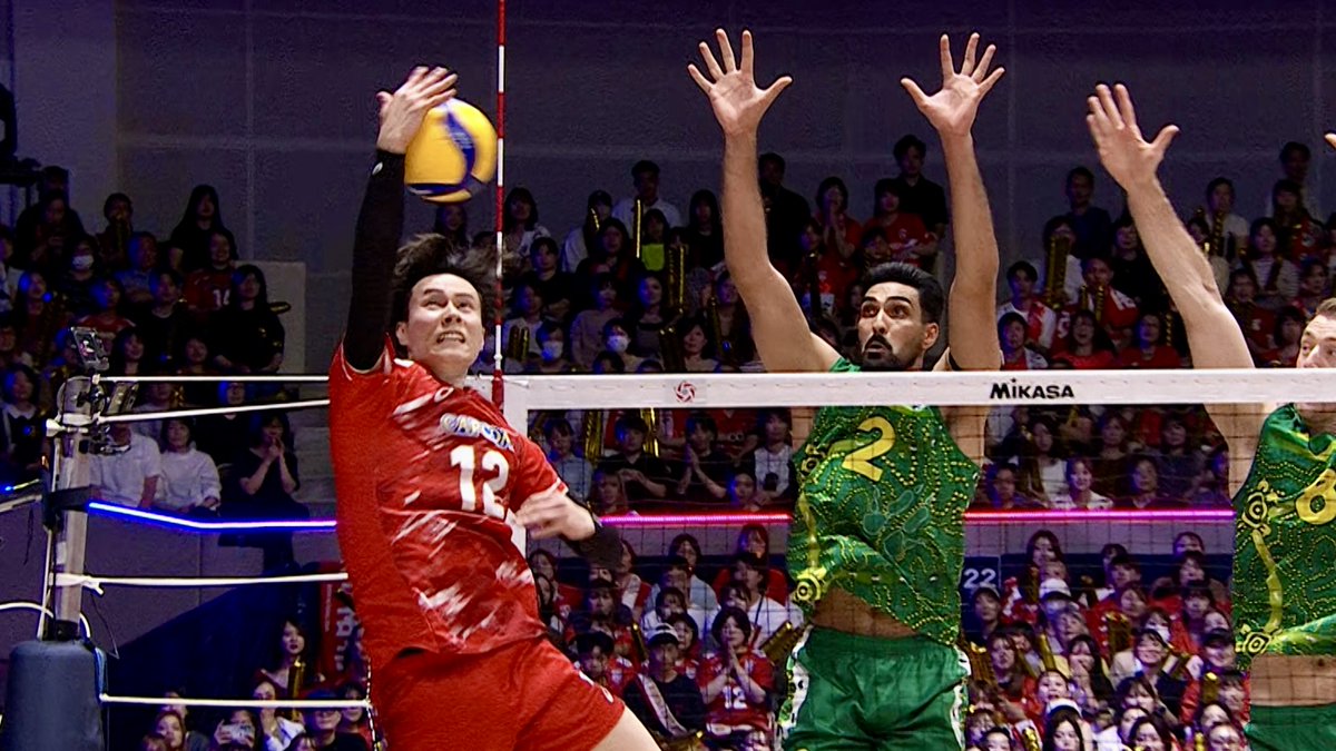 🔥第2セット速報🔥 🏐第2セット🏐日本 25-13 オーストラリア しぇー！髙橋藍が奇抜すぎるスパイクを決め第2セットを連取！ 駆けあがれ「最高の先へ！」 📺地上波・フジテレビ系列で放送中👀 📱TVerで無料配信中💻 👉 #アジア選手権 #バレーボール男子日本代表