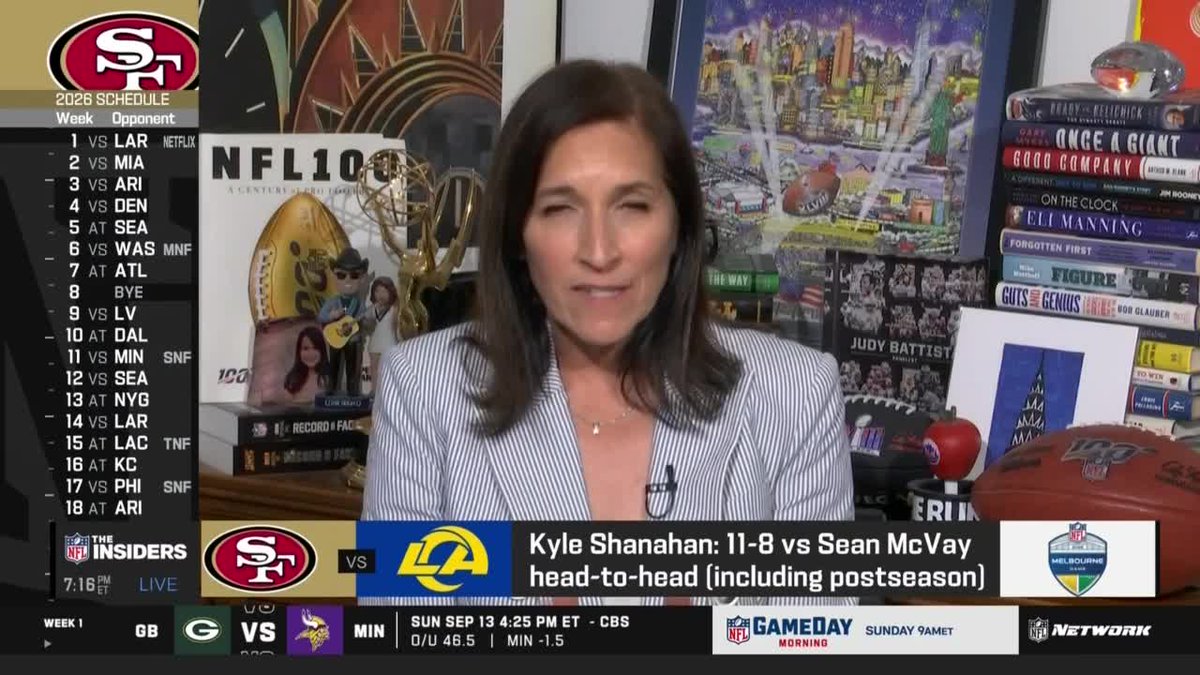 "[The 49ers'] window is still wide open." Judy Battista breaks down the Rams-49ers matchup 🏈