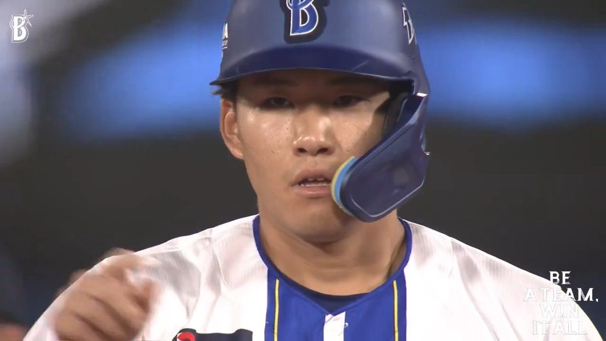 ランナーを1塁に置いた場面で #宮下朝陽 選手が右中間へのタイムリー2ベースを放ち、試合を振り出しに戻す!😤😤😤 9回裏 DB 1 - 1 S #限界のその先へ #baystars