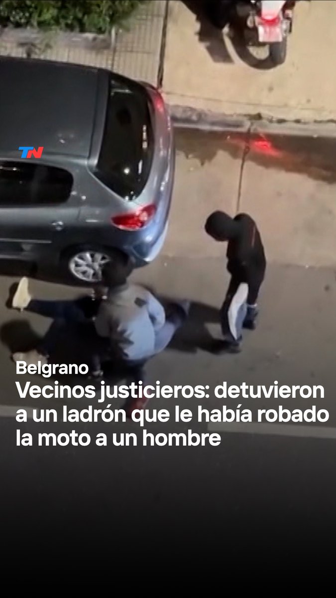 VECINOS JUSTICIEROS EN BELGRANO Detuvieron a un ladrรณn que le robรณ, junto con un cรณmplice, la moto a un hombre. รl quedรณ a merced de los vecinos, que lo golpearon y retuvieron hasta que llegรณ la policรญa. Su compaรฑero pudo escaparse. Ocurriรณ en Cramer y La Pampa