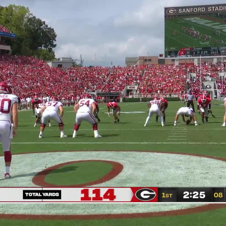 Was this the loudest 12 o’clock game in Sanford/Dooley Field? I need people that were there to tell me! #GoDawgs