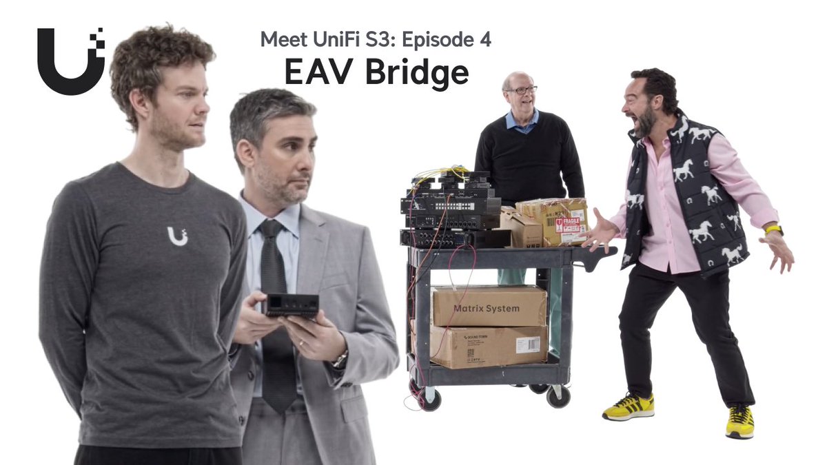 Meet UniFi EAV Bridge: Single SKU. No licensing. 🔹 4K60 HDMI 🔹 Pro XLR audio over IP 🔹 Configure as a source or destination