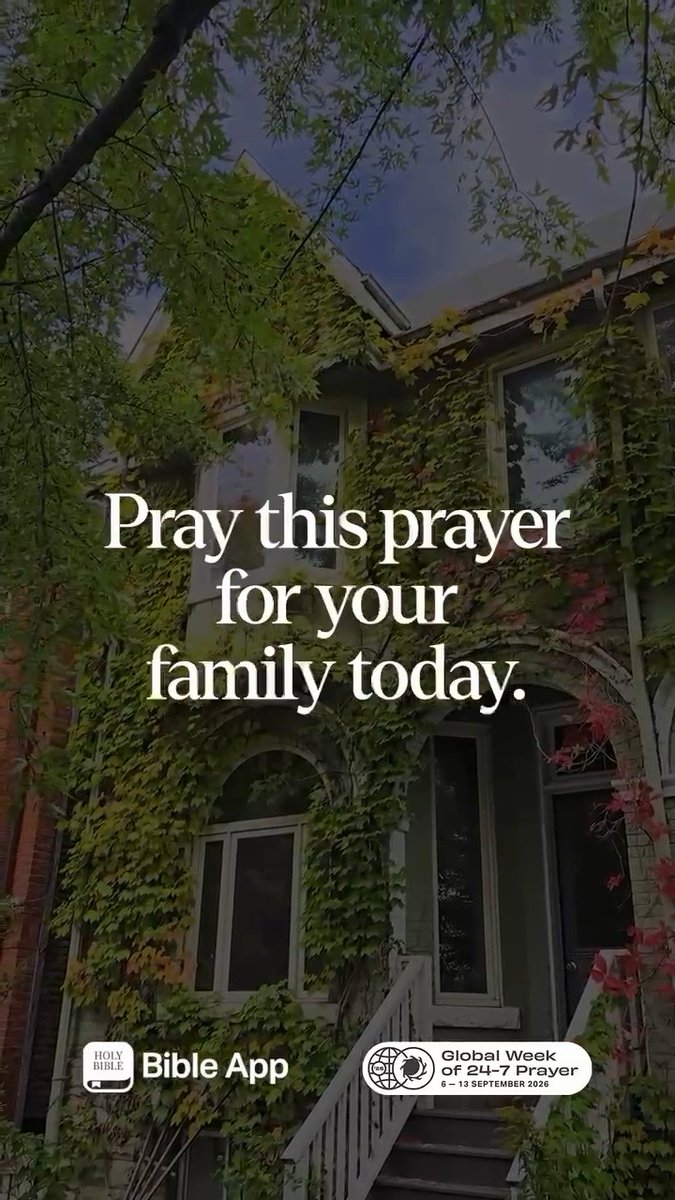 Pray this prayer for your family today. 🙏