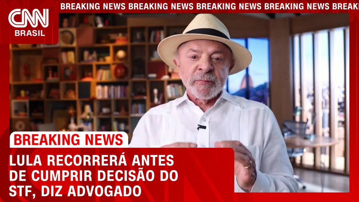 Lula recorrerá antes de cumprir decisão, diz advogado; assista #LiveCNNBRASIL