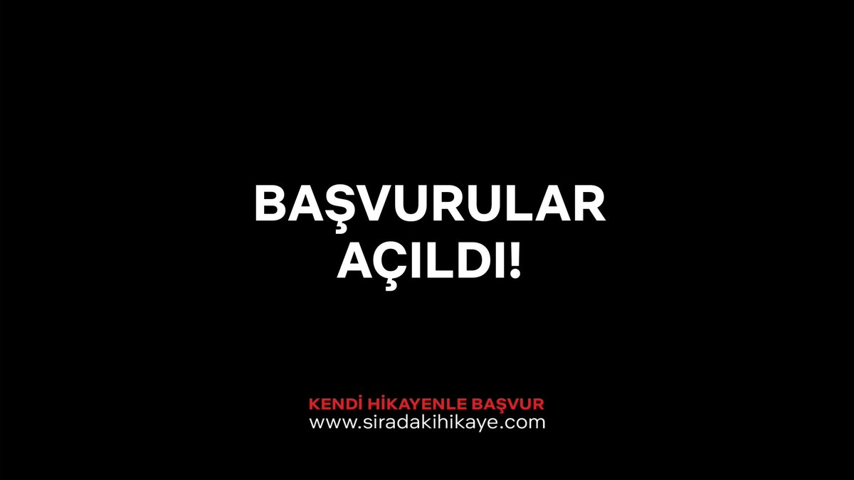 🚨 BAŞVURULAR AÇILDI 🚨 6 Ekim’e kadar veya bio’daki linkten başvurunu yapabilirsin.