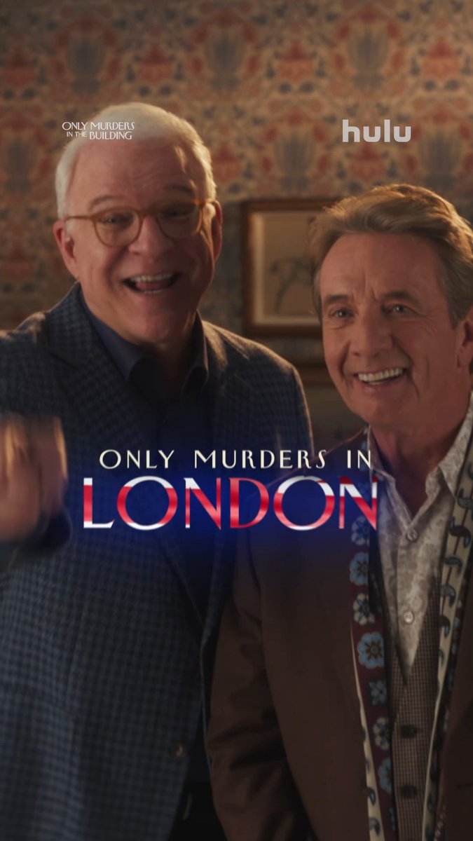 Meet you across the pond in three months! 🇬🇧 Only Murders in London premieres December 8 on Hulu and with Hulu on Disney+. #OMIL #OMITB
