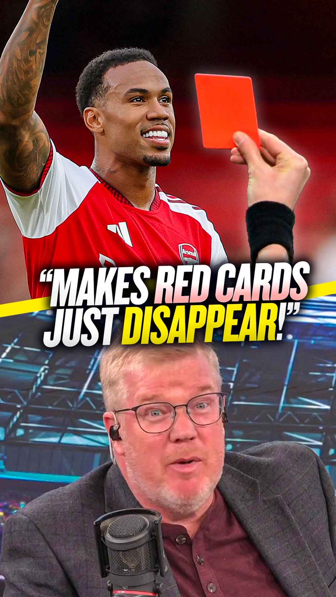 🪄 "There's a magician..." 🟥 "Makes red cards just disappear!" Adrian Durham is impressed with #AFC's Gabriel and his magical spell over referees and their red cards! 😅