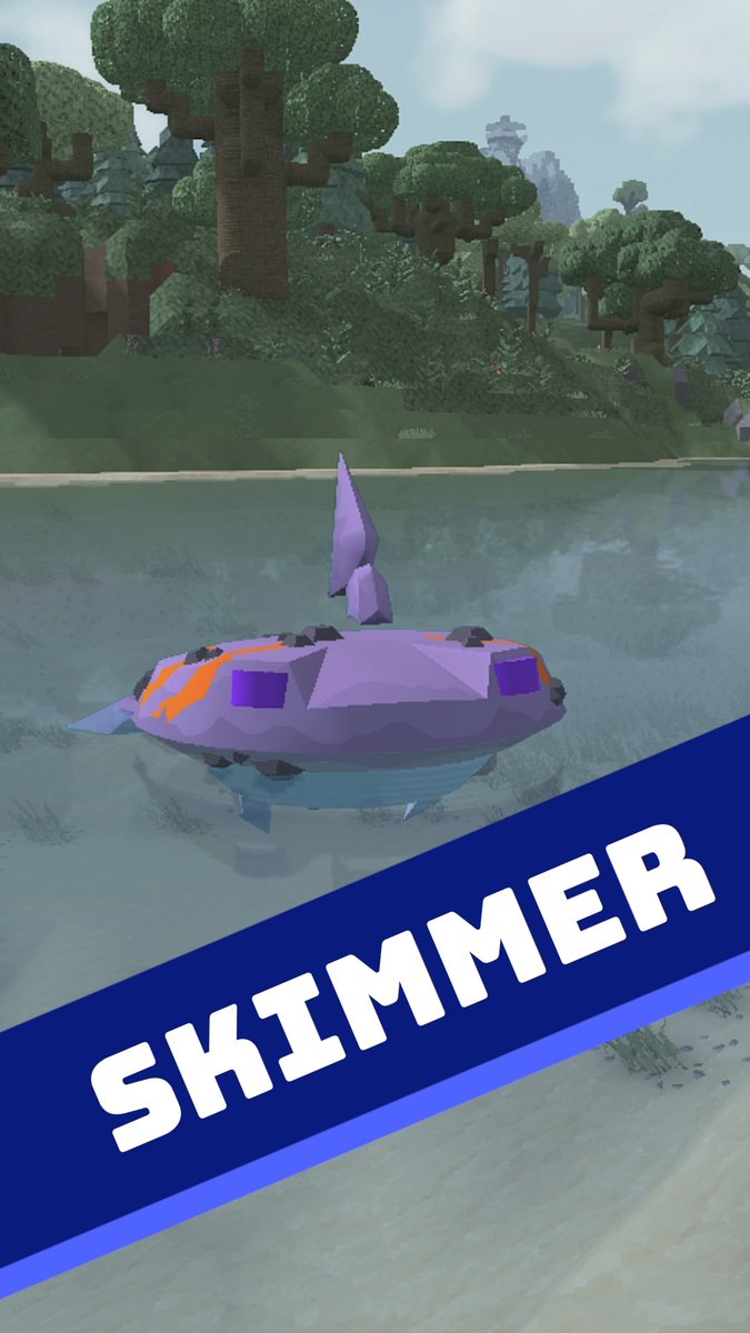 Meet the Skimmer 🎮 They may not be hostile, but their shells are invaluable for both Sea and Maglev traversal. So, disturb their chill vibes and get those Magshells!
