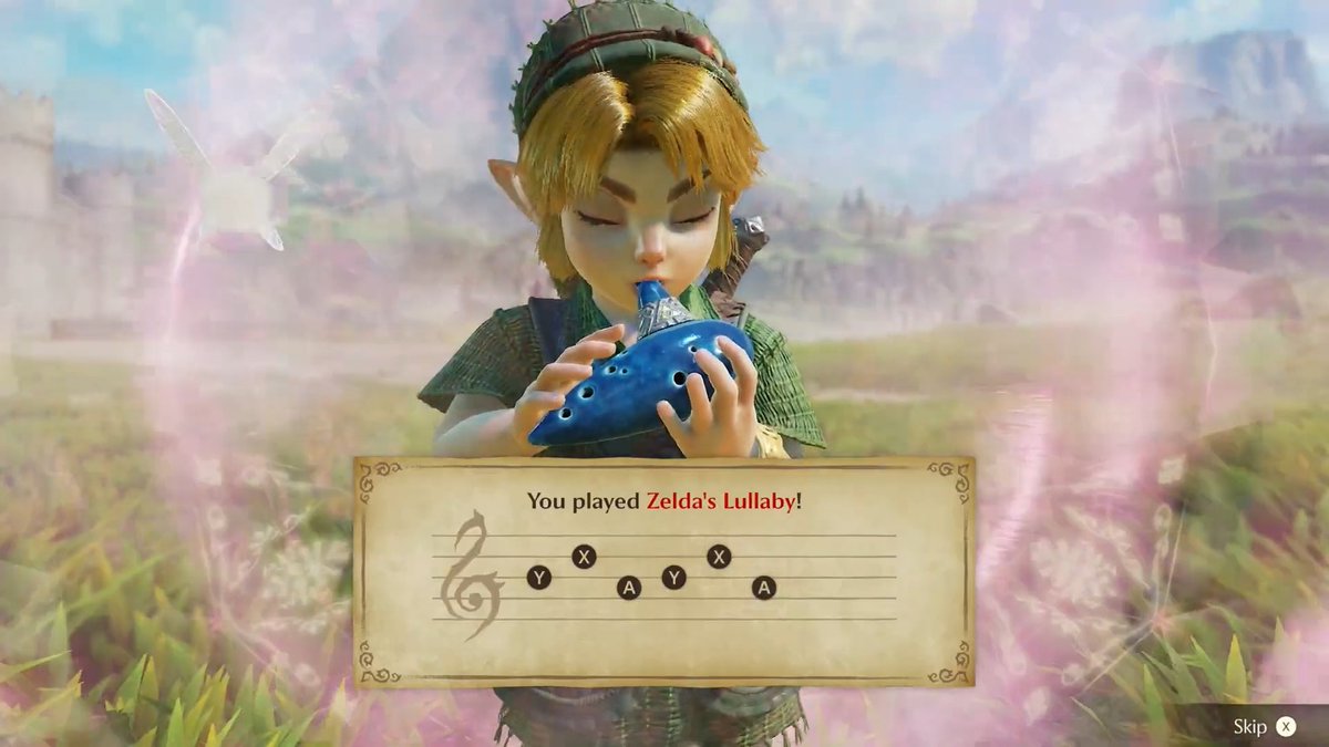 In the Ocarina of Time remake, the Nintendo Switch 2 mic can pick up on a song you hum and Link will play it 🎵