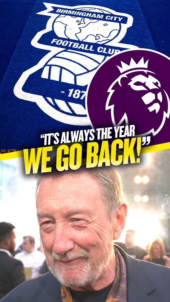 Is Steven Knight backing Birmingham City getting back to the Premier League this season? 👀🔵 Don't Look Back In Anger in cinema's 9th September!