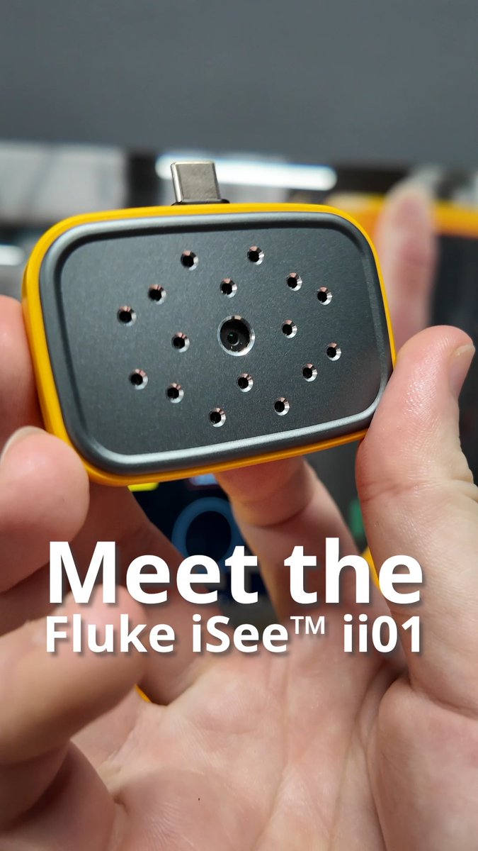 📲 Your phone just learned a new skill. Introducing the new Fluke iSee™ ii01 - an acoustic imaging camera that transforms your smartphone into a powerful leak detection tool. Finding hidden leaks doesn't require bulky equipment anymore 👉