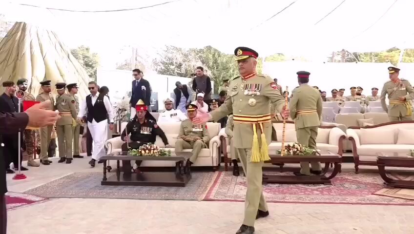 کور کمانڈر بلوچستان راحت نسیم کے ساتھ 6 ستمبر کے موقع پر صوبائی وزرا اور بلوچستان ایم پی ایز کی ملاقات کی ایک جھلک