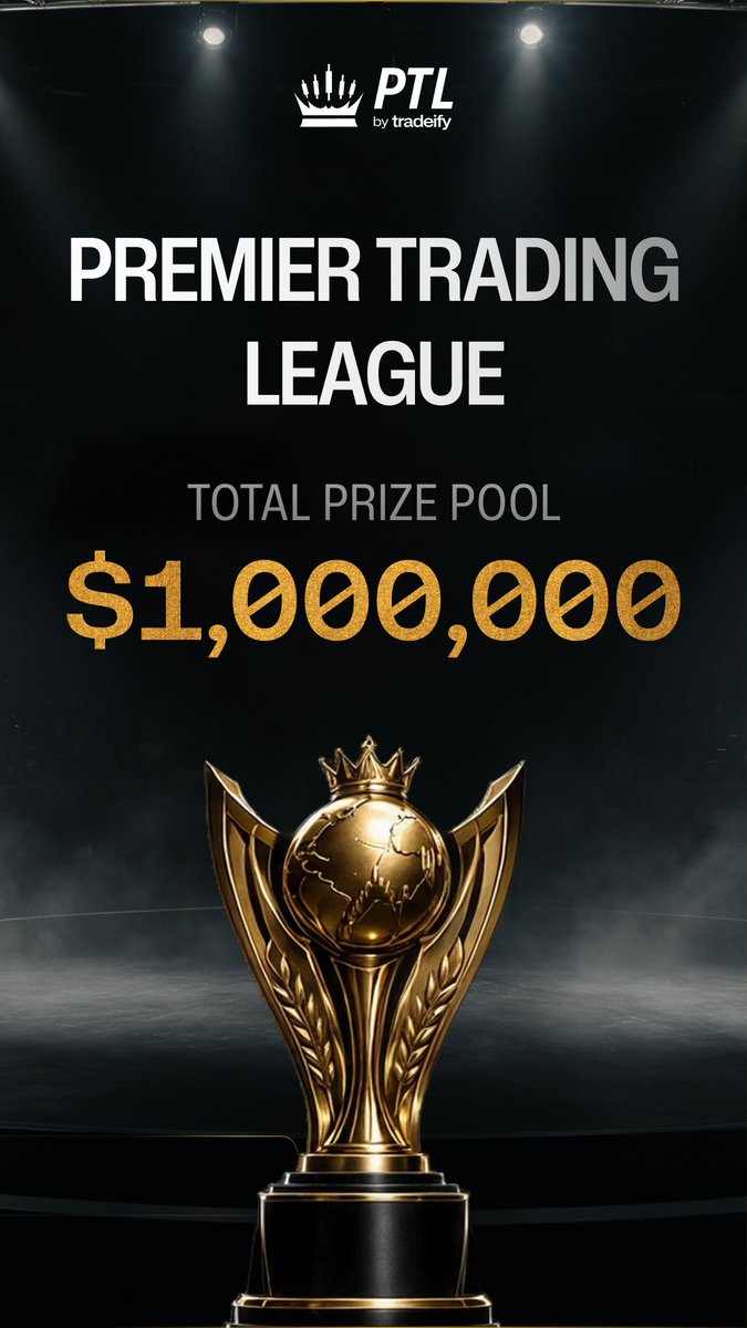 The league is here. Welcome to the Premier Trading League - where futures traders compete for their place at the top. $1M on the line. Free to enter. One champion. Bigger stakes. Bigger stage. A league of its own. This is PTL.