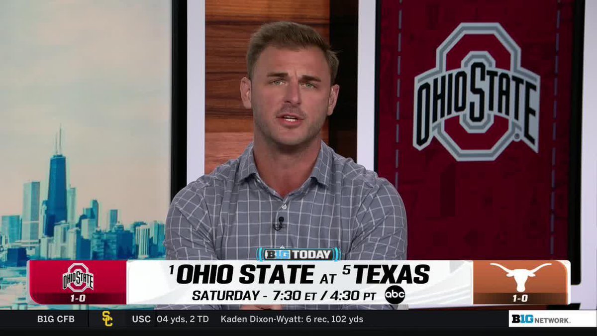 "I was told Legend Bey is maybe like Curtis Samuel, but now after watching him play, we're saying Reggie Bush or Percy Harvin." 🤩 Jake Butt, who called No. 1 Ohio State's Week 1 game, throws out some lofty comps for the electric freshman.