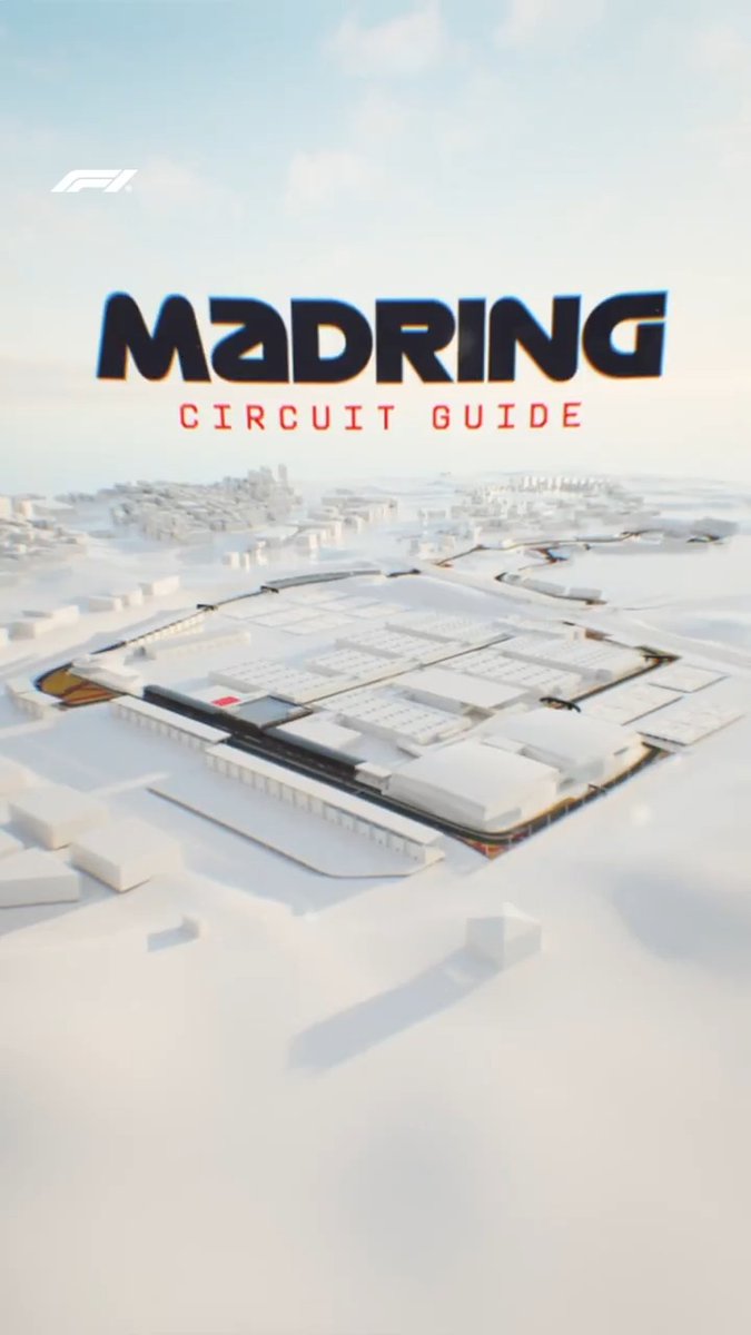 This is the MADRING 🤩👀 Let's take a virtual lap of the all-new circuit, with its 22 corners and incredible banked centrepiece of La Monumental 💨 #F1 #SpanishGP
