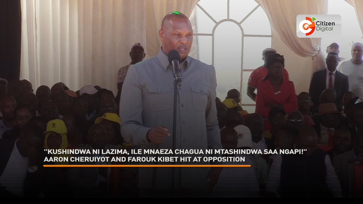 ''Kushindwa ni lazima, ile mnaeza chagua ni mtashindwa saa ngapi!'' Aaron Cheruiyot and Farouk Kibet hit at the opposition
