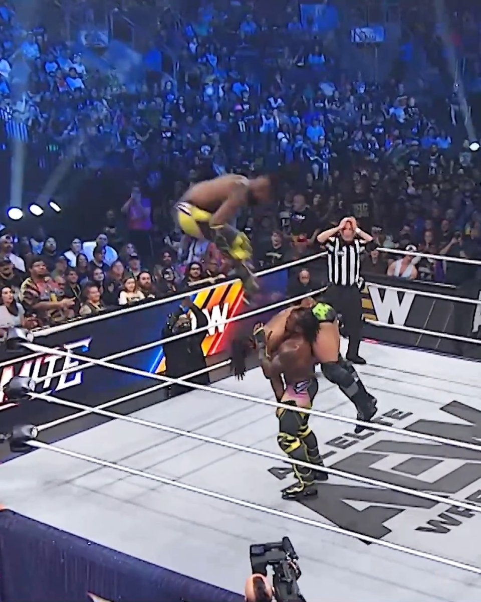The New Level and @SwerveConfident brought the 🔥🔥🔥 against the Rascalz in Austin Creed and KOFI's #AEWDynamite debut! TOMORROW NIGHT, the AEW World Trios Champions defend their titles against The Conglomeration on Rebel Heart Dynamite!