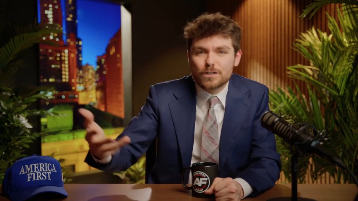 Nick Fuentes names who created the modern Left. "The modern Left was conceived of by Jewish intellectuals, codified by Jewish lawyers, fought for by Jewish revolutionaries, paid for by Jewish billionaires. The Left and the Jewish community are inextricable. They want America to be a pluralistic country for all different religions, all different ethnicities. They're not putting America first. They're not Christian. They're not White."
