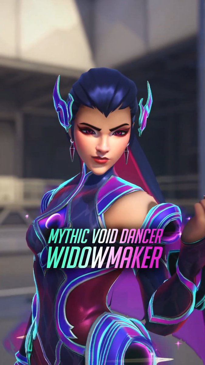 New #Overwatch Widowmaker Void Dancer Mythic Skin 🕷️ One shot. One kill. One absolutely stunning Mythic. 🤩 Step into the void when you pick up Widowmaker’s new Void Dancer Mythic Skin today ✨
