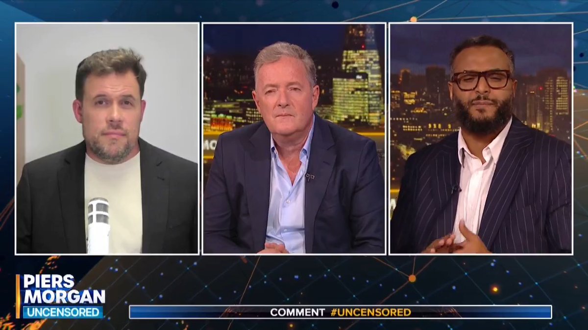 "You lost the war, you should be ashamed of yourself - you're an embarrassment!" Mohammed Hijab accuses Jonathan Conricus and Israel of “letting Americans die” rather than fighting the Iran War themselves. 📺 Piers Morgan | Jonathan Conricus | Mohammed Hijab