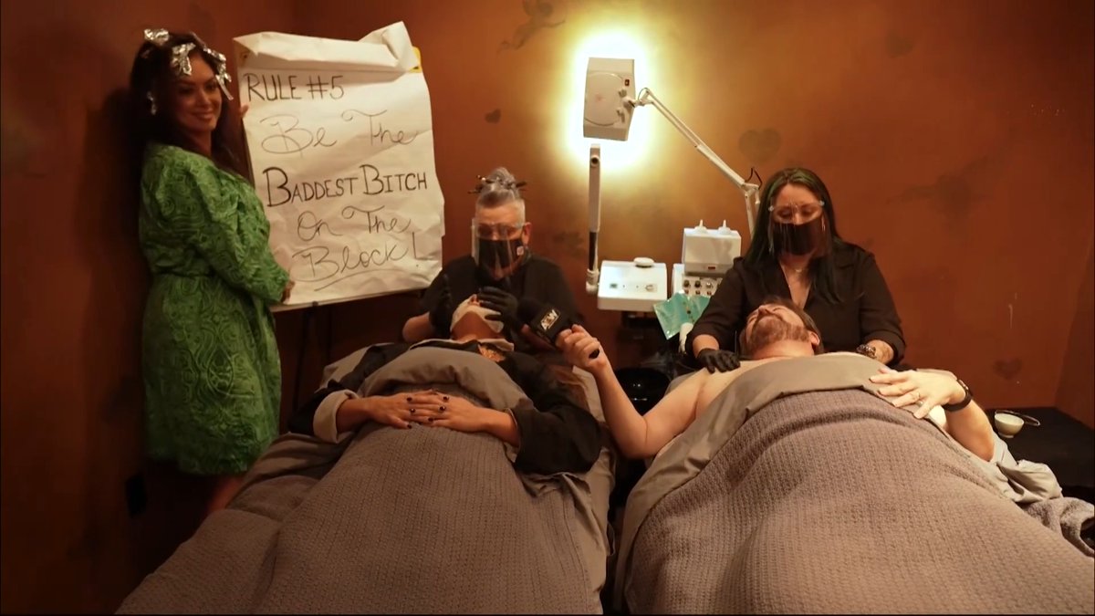 TOMORROW NIGHT is Rebel Heart #AEWDynamite! But first, let's throw it back to 2020, when REBEL and Dr. Britt Baker, D.M.D. continued to explain the rules of being a role model at the spa – where Tony Schiavone got a chest wax!