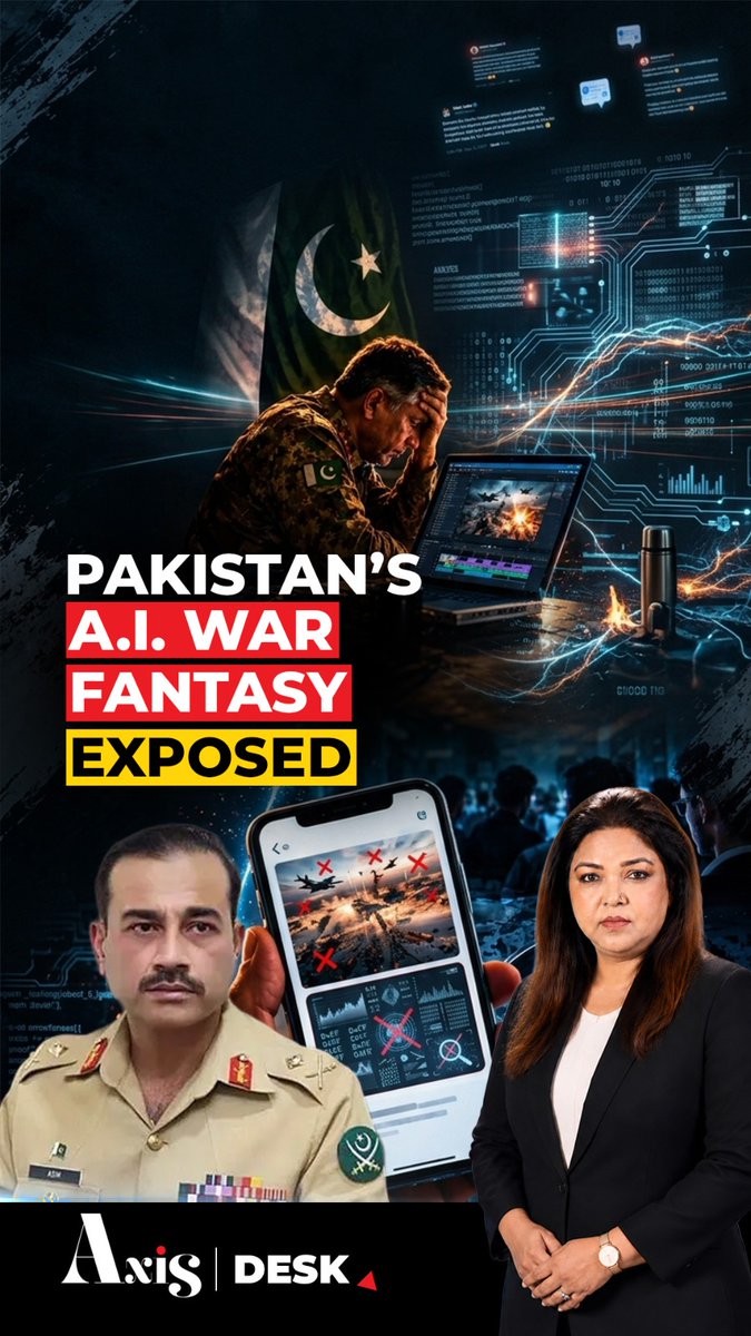 Pakistan’s latest Air Force Day video claims that it destroyed 32 Indian air bases, Rafale jets, Sukhoi fighters and S-400 systems. But the dramatic footage appears to rely on AI-generated visuals, recycled material and unverified claims. So is this a battlefield victory—or a digital fantasy designed to rewrite the war? Aditi Prasad Watch: #Pakistan #India #AI #Propaganda #Rafale #S400 #PAF #IAF #OperationSindoor #MilitaryNews