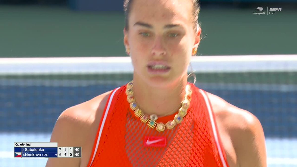 This shot from Aryna Sabalenka 🔥