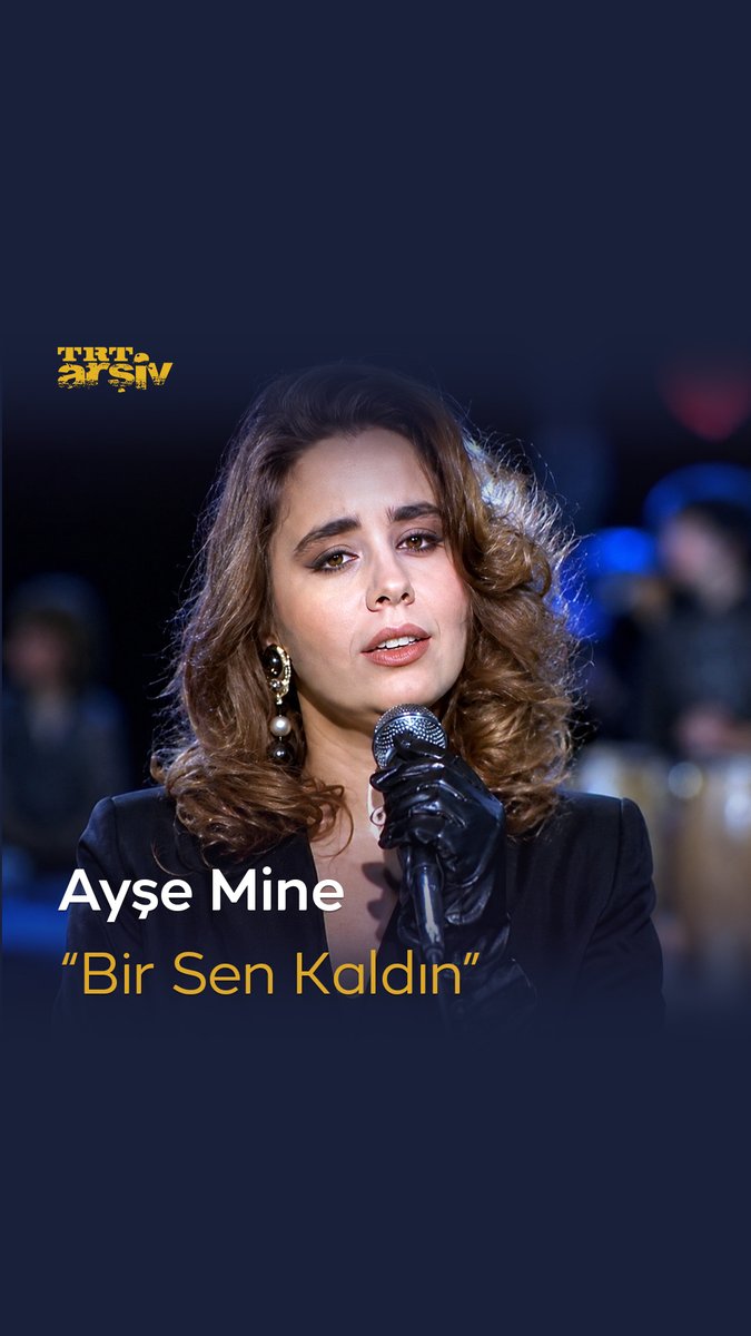 "Bir sen kaldın hatıralarda" 🥀 Türk sanat müziği sanatçısı Ayşe Mine'ye kulak veriyoruz: "Bir Sen Kaldın" 🎵
