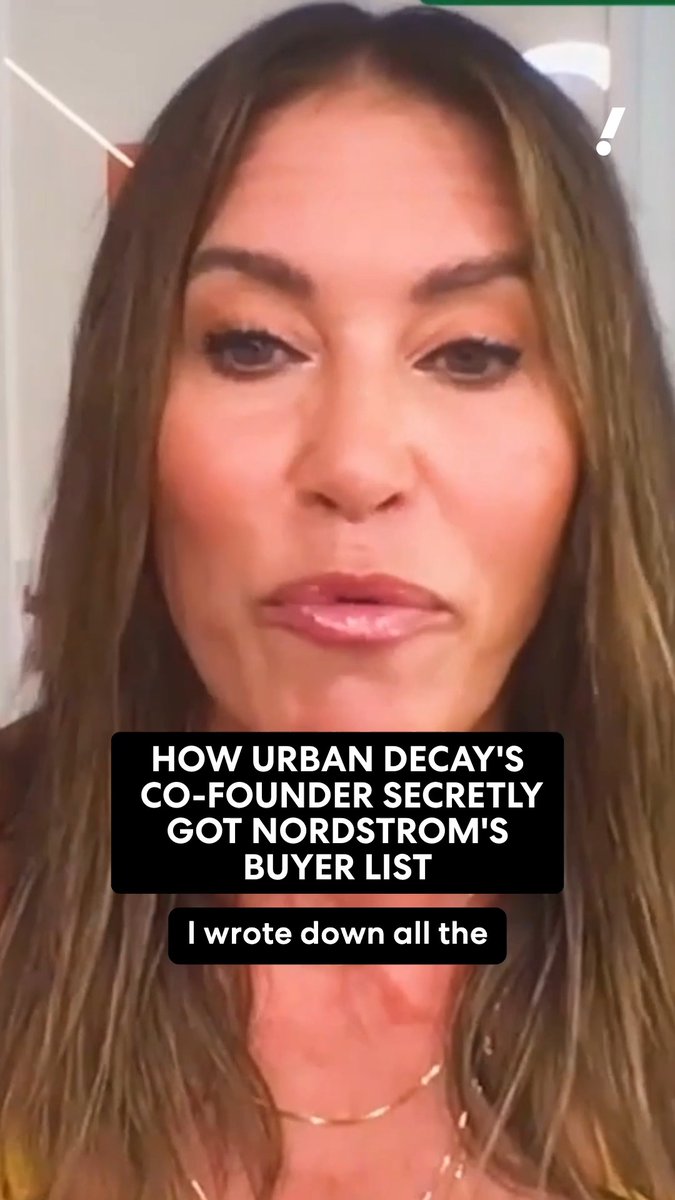 You won't believe how Urban Decay's co-founder got in touch with the makeup buyers at Nordstrom. 😂 "Sometimes you have to be resourceful," Urban Decay co-founder Wende Zomnir tells Elizabeth Gore. Catch the full interview on YouTube.