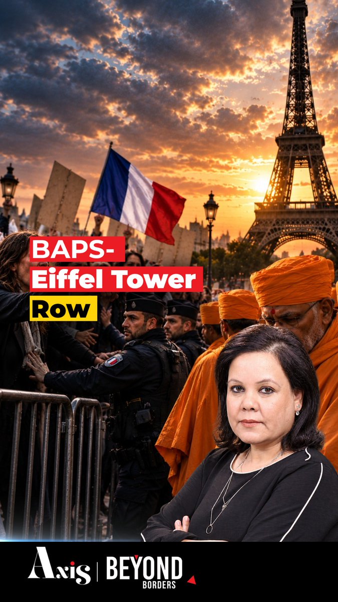 Eiffel Tower Row: When Faith Collides With Gender Equality A private visit by BAPS, a global Hindu spiritual organisation, has sparked a fierce debate in France. Women workers say they were moved aside as Hindu monks - who follow strict rules around contact with women - visited the Eiffel Tower. What happens when a monastic tradition collides with gender equality? #BAPS #France #EiffelTower #GenderEquality #WomenWorkers #Paris Ananya Dasgupta